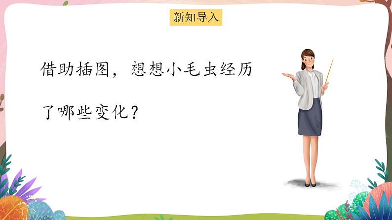 人教部编版语文二年级下册 第二十二课《小毛虫》第二课时 课件+教案02