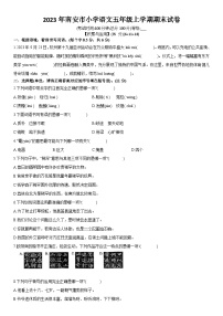 福建省泉州市南安市2023-2024学年五年级上学期期末语文试卷