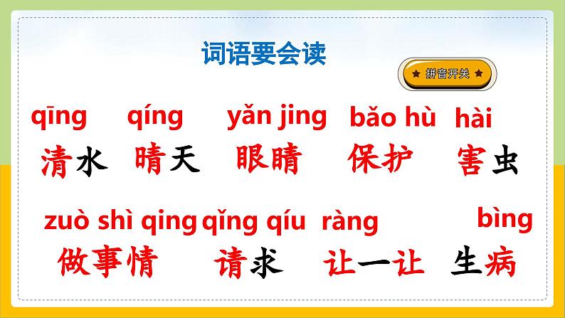 【核心素养目标】部编版小学语文一年级下册 识字3 小青蛙 课件+教案（含教学反思） +素材07