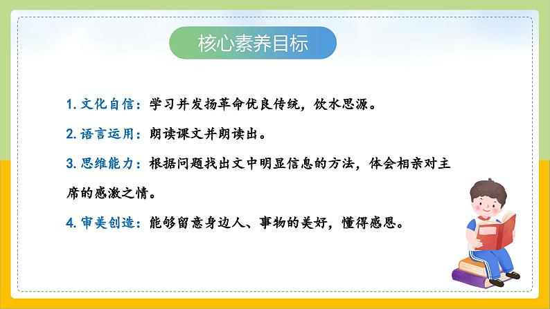 【核心素养目标】部编版小学语文一年级下册 课文1 吃水不忘挖井人 课件第2页