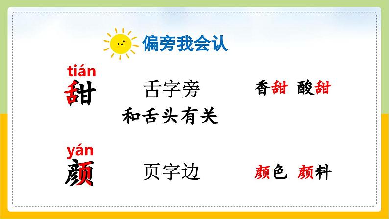 【核心素养目标】部编版小学语文一年级下册 课文3 四个太阳 课件+教案（含教学反思） +素材06