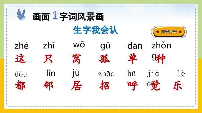 【核心素养目标】部编版小学语文一年级下册 课文5 树和喜鹊 课件+教案（含教学反思） +素材05