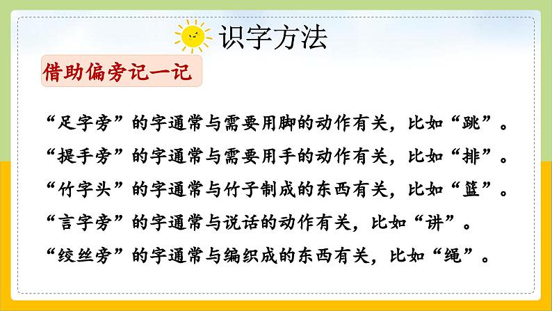 【核心素养目标】部编版小学语文一年级下册 课文6 怎么都快乐 课件+教案（含教学反思） +素材08