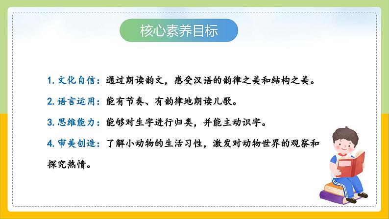 【核心素养目标】部编版小学语文一年级下册 识字5 动物儿歌 课件+教案（含教学反思） +素材02