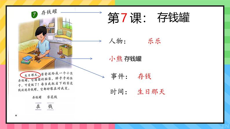 人教版培智学校  三年级下册  生活语文  第7课《存钱罐》 课件第4页