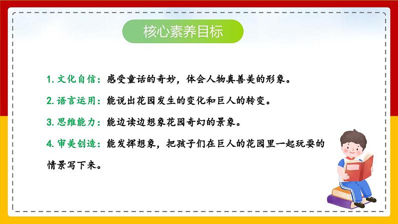 【核心素养目标】部编版小学语文四年级下册 27巨人的花园 课件第2页