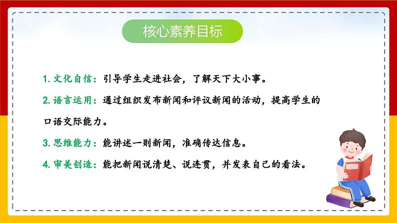 【核心素养目标】部编版小学语文四年级下册 口语交际：说新闻 课件+教案（含教学反思） +素材02