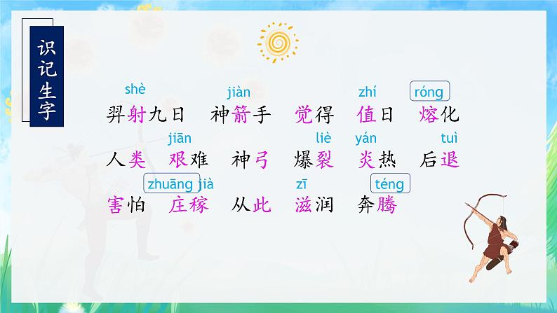 【新课标】部编版语文二下 24《羿射九日》课件+教案+分层作业+任务单+课文朗读05