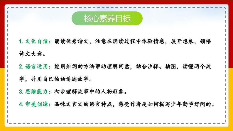 【核心素养目标】部编版小学语文四年级下册 18 文言文二则 课件+教案（含教学反思） +素材02