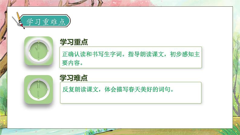 【核心素养】部编版语文二年级下册-2. 找春天 第1课时（课件+教案+学案+习题）05