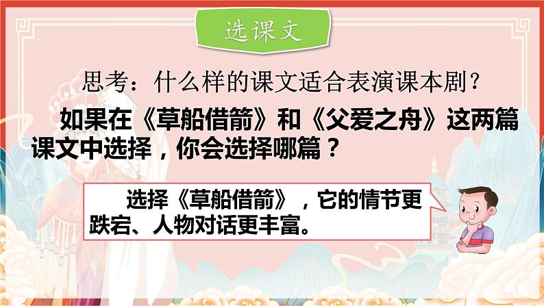 【核心素养目标】人教部编版小学语文五年级下册 《口语交际：怎么表演课本剧》课件+教案+同步分层练习（含教学反思和答案）07