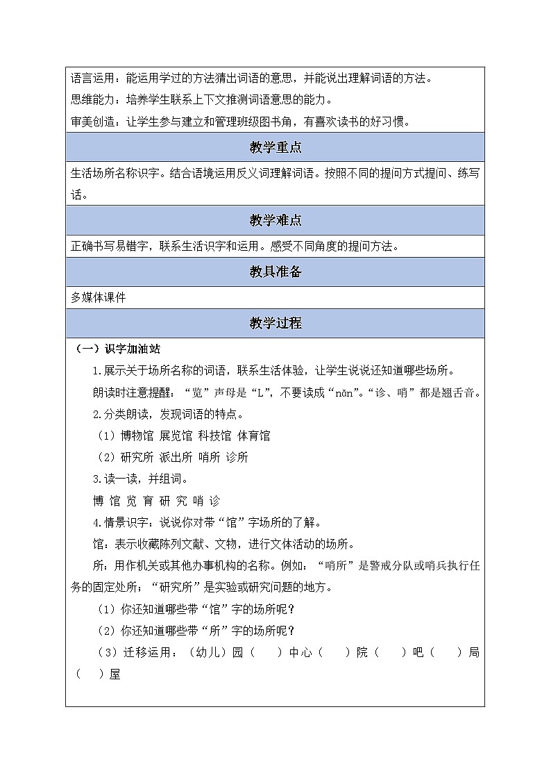 【核心素养】部编版语文二年级下册-语文园地六 第1课时（课件+教案+学案+习题）02