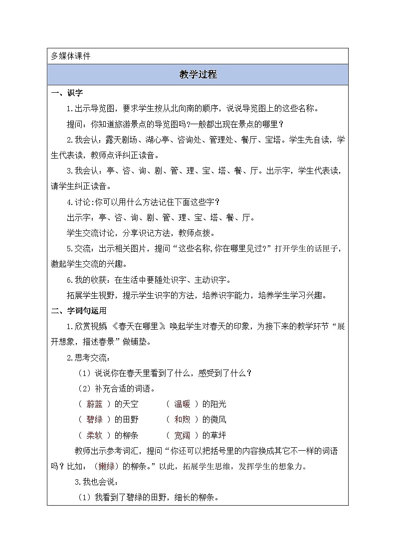 【核心素养】部编版语文二年级下册-语文园地一 第1课时（课件+教案+学案+习题）02