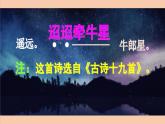 【核心素养目标】部编版小语文六下 3《古诗三首》之《迢迢牵牛星》课件+教案+分层作业（含答案和教学反思）