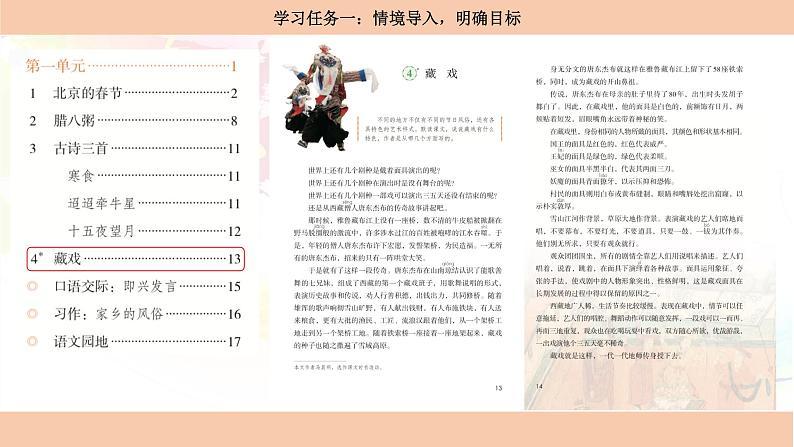 【核心素养目标】部编版小语文六下 4《藏戏》课件+教案+分层作业（含答案和教学反思)07