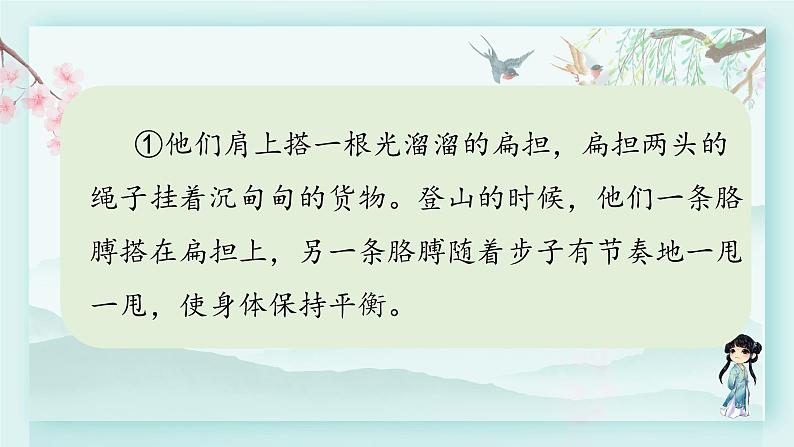 四年级语文下册上课课件 第七单元 25.挑山工第7页