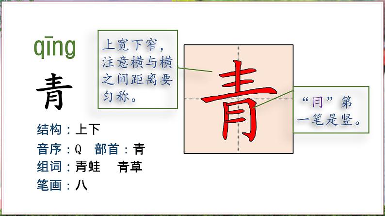 识字3. 小青蛙第4页