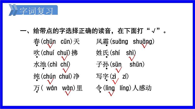 部缟1语下 第1单元复习 PPT课件02