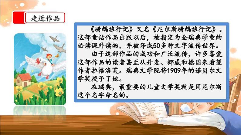 【核心素养】部编版小学语文六年级下册6《骑鹅旅行记（节选）》 课件+教案（含教学反思）03