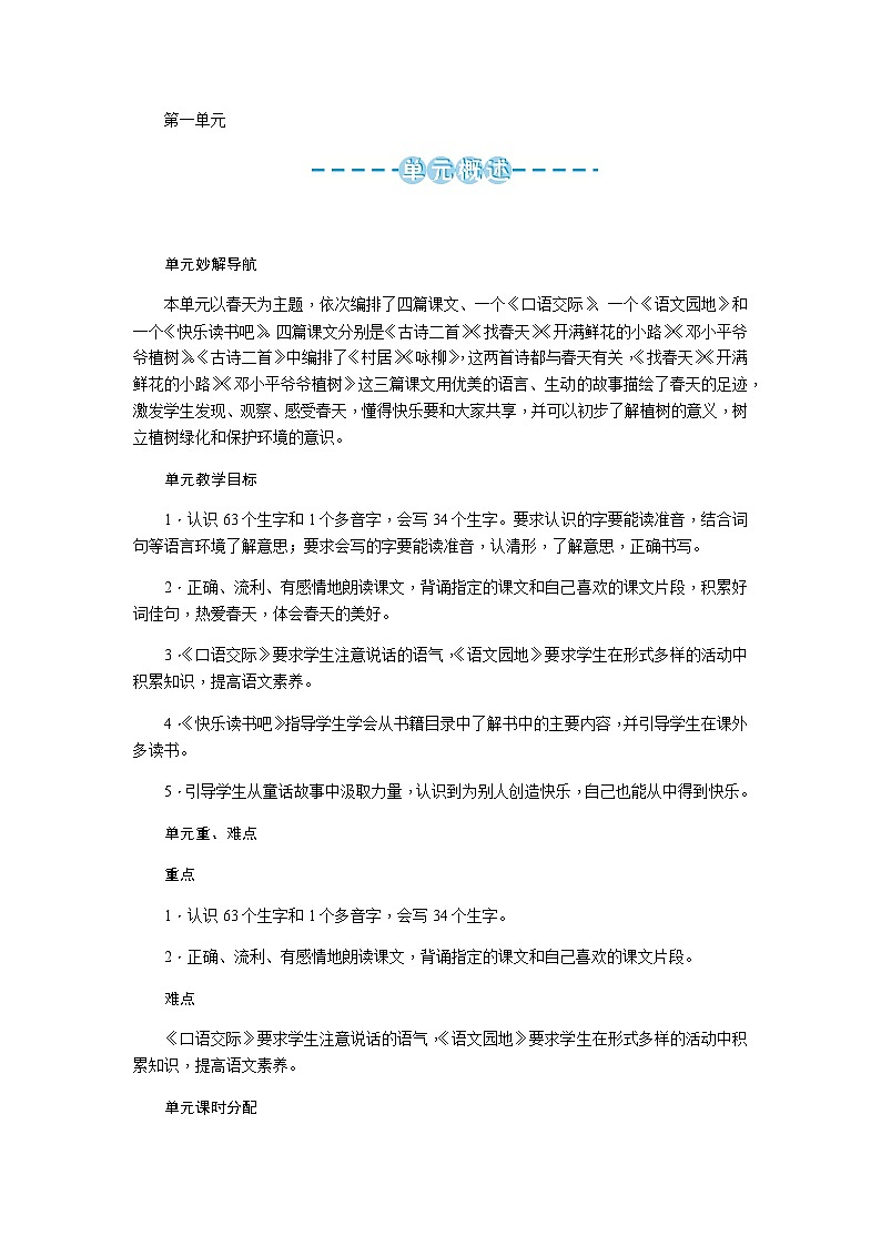 部编语文2下 第1单元 1 古诗二首 PPT课件+教案01