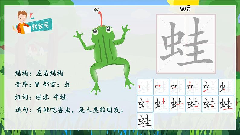 部编版语文2下 21《青蛙卖泥塘》课件+教案+音视频素材02