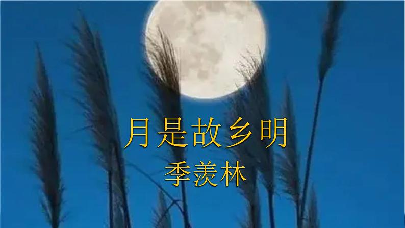 人教版小学语文五（下）3 月是故乡明 课件第2页