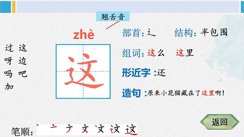 一年级语文下册生字教学13 要下雨了（课件）第4页