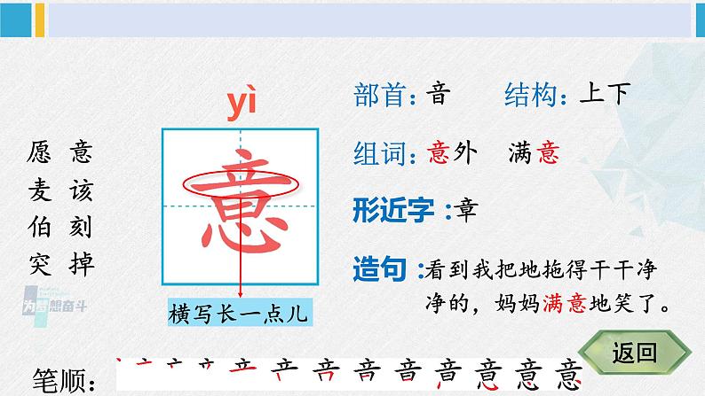 二年级语文下册生字笔顺 14 小马过河（教学课件）第4页