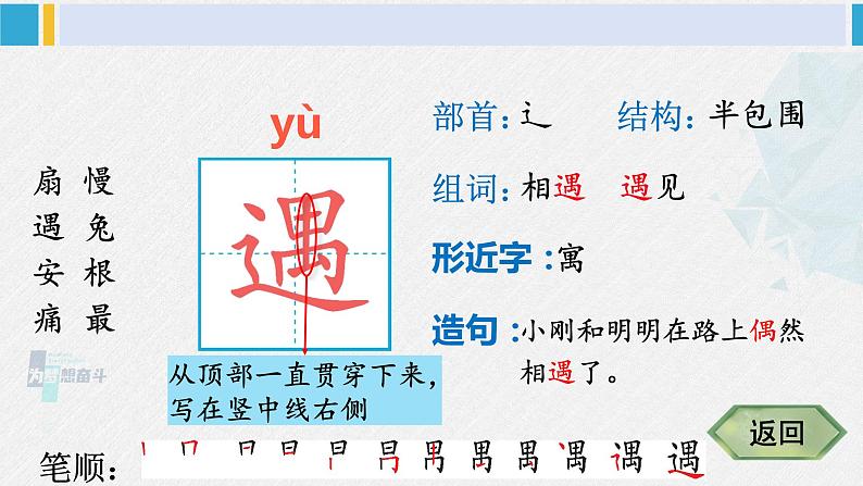 二年级语文下册生字笔顺 19 大象的耳朵（教学课件）第5页