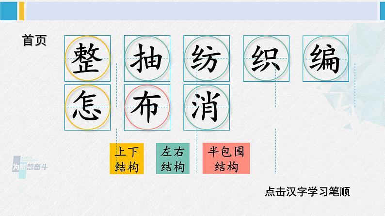 二年级语文下册生字笔顺 22 小毛虫（教学课件）02