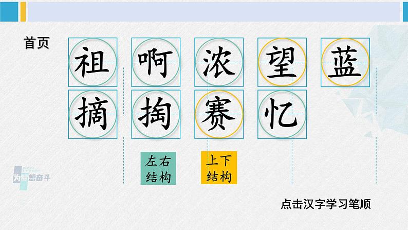 二年级语文下册生字笔顺 23 祖先的摇篮（教学课件）第2页