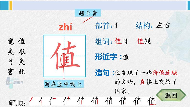 二年级语文下册生字笔顺 24 羿射九日（教学课件）第4页