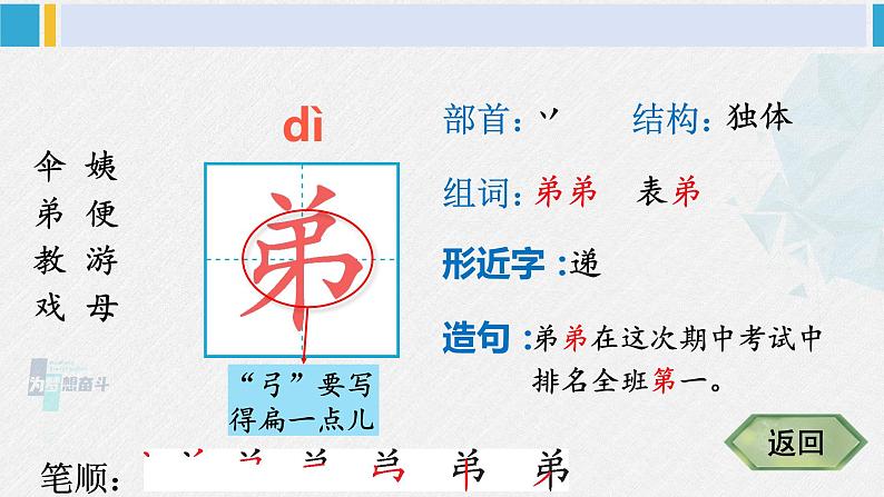 二年级语文下册生字教学9 枫树上的喜鹊（课件）第5页