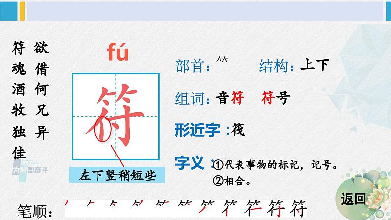 三年级语文生字笔顺 9 古诗三首（教学课件）03