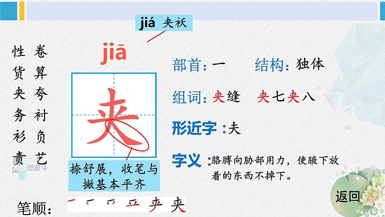 三年级语文生字笔顺 25 慢性子裁缝和急性子顾客（教学课件）第7页