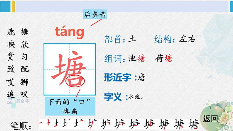 三年级语文生字教学 7 鹿角和鹿腿（课件）04