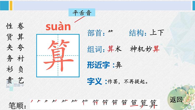 三年级语文生字教学 25 慢性子裁缝和急性子顾客（课件）第6页