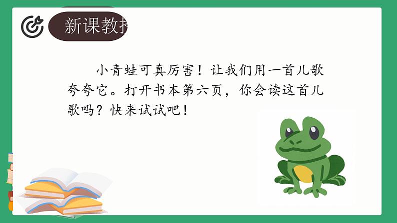 部编人教版语文一年级下册+第一单元+3《小青蛙》+第一课时+课件第3页