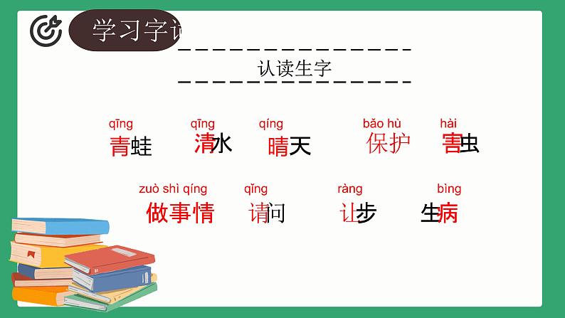 部编人教版语文一年级下册+第一单元+3《小青蛙》+第一课时+课件第7页