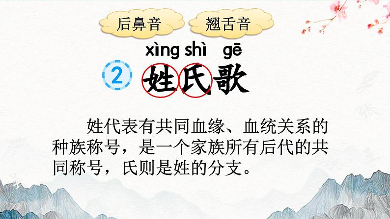 部编版小学语文1下识字2 姓氏歌 课件+教案03