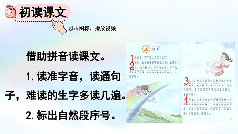 部编版小学语文1下10 彩虹 课件+教案04