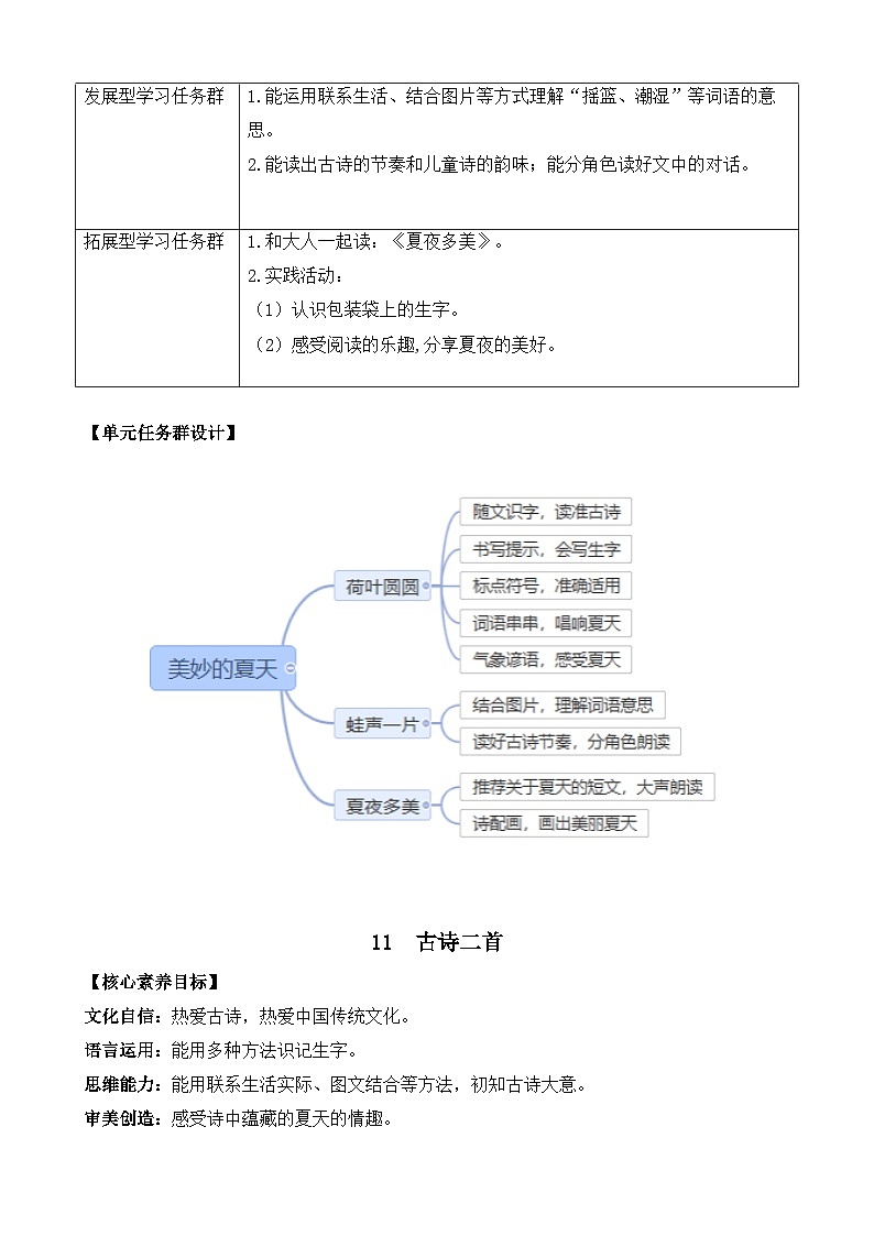 部编版小学语文1下11 古诗二首 课件+教案02