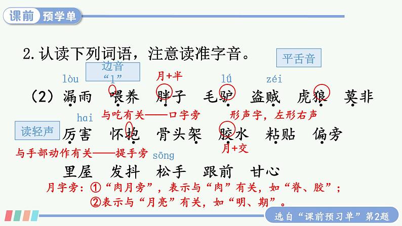 27 漏 课件+教案+学习单+课时练06