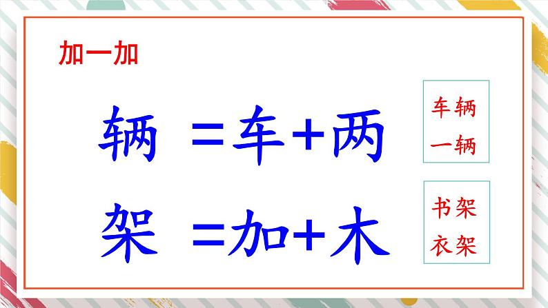 部编版小学语文一年级下册第二单元 语文园地二课件+教案07