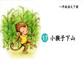 部编版小学语文一年级下册17.小猴子下山 课件+教案