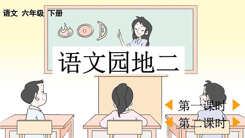 部编人教版小学语文六年级下册第二单元 语文园地二 教学课件第1页