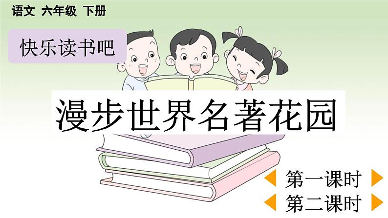 部编人教版小学语文六年级下册第二单元 快乐读书吧：漫步世界名著花园 教学课件第1页