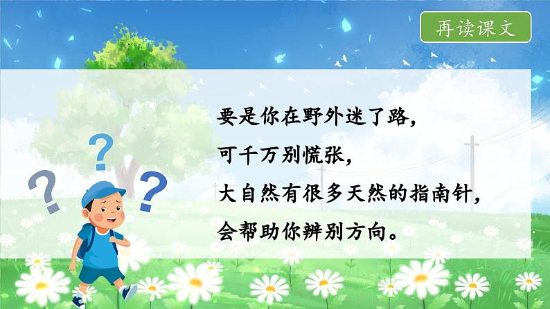 部编版小学语文二年级下册17.要是你在野外迷了路 课件+教案04