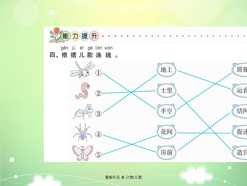 统编版语文一年级下册第5单元 5 动物儿歌 课件第4页