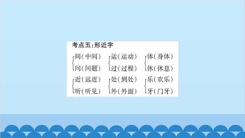 统编版语文一年级下册第5单元 考点复习 课件第6页